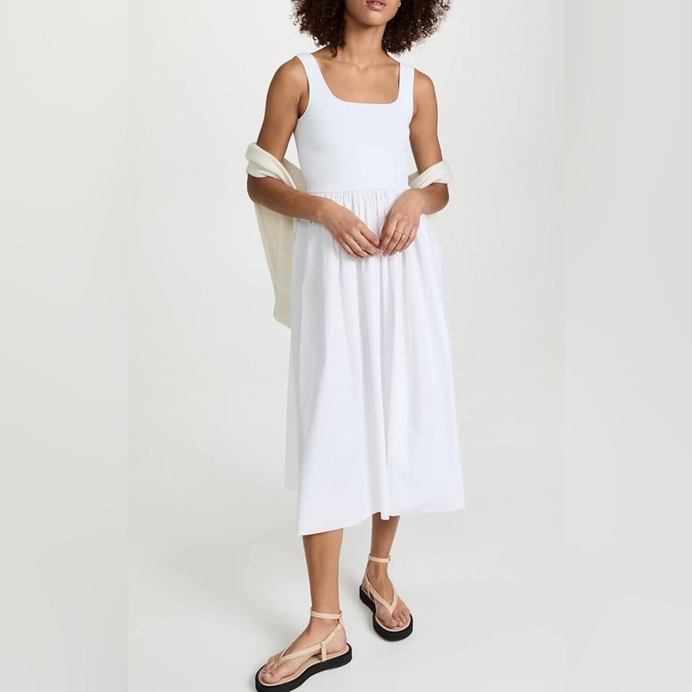 NEW Theory Women's Sleeveless Stretch Knit Volume Dress - XL